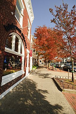 Main Street, East Hampton, the Hamptons, Long Island, New York State, United States of America, North America