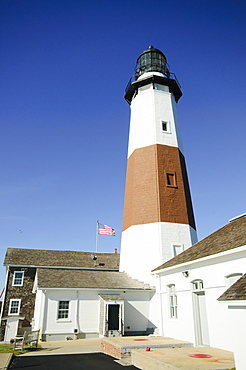 Montauk Point Lighthouse, Montauk, Long Island, New York State, United States of America, North America