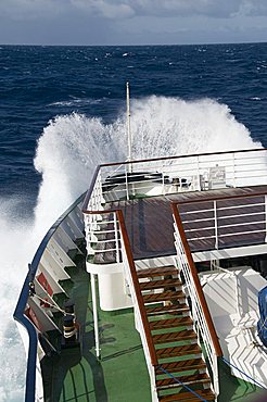 Crossing the Drakes Passage heading south to the Antarctic on MS Andrea, South America