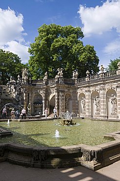 Zwinger, Dresden, Saxony, Germany, Europe