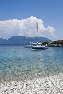 Sailing boats, Meganisi, Ionian Islands, Greek Islands, Greece, Europe