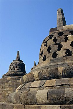 Buddhist temple, Borobudur, UNESCO World Heritage Site, Java, Indonesia, Southeast Asia, Asia