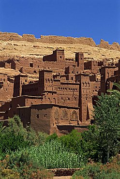 Ait Benhaddou, Ksour with many Kasbahs, UNESCO World Heritage Site, near Ouarzazate, Morocco, North Africa, Africa