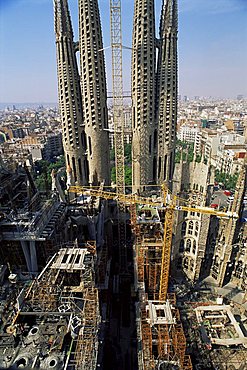 Sagrada Familia, Gaudi's cathedral, Barcelona, Catalonia, Spain, Europe