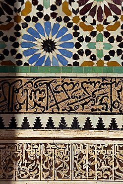 Saadian Tombs, Marrakesh, Morocco, North Africa, Africa