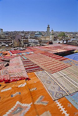 Carpet co-op in the Medina, Fez, Morocco, North Africa