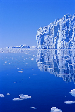 Icebergs from the icefjord, Ilulissat, Disko Bay, Greenland, Polar Regions