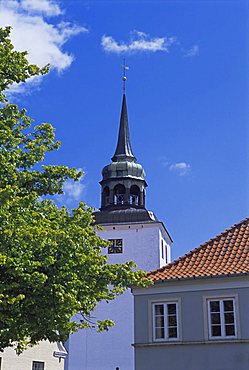 Church, Aeroskobing, island of Aero, Denmark, Scandinavia, Europe