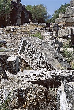 Ruins, archaeological site, Aphrodisias, Anatolia, Turkey, Asia Minor