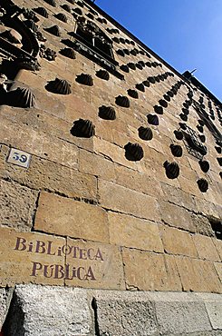 Casa de las Conchas (House of Shells), Salamanca, Spain, Europe