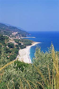 Damouchari, looking towards Agios Ioannis, Pelion, Greece, Europe