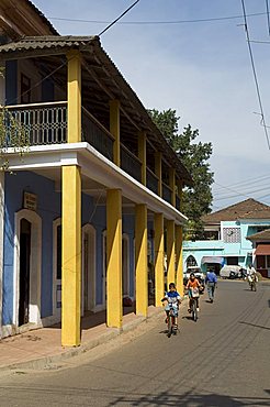 In the Latin quarter of Panaji, formerly known as Panjim, Goa, India, Asia