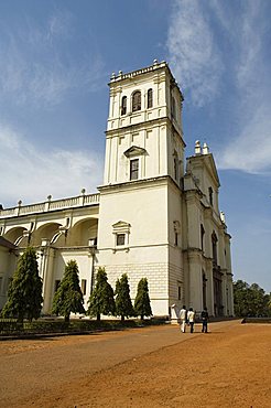 Se Cathedral, thought to be Asia's biggest church, Old Goa, Goa, India, Asia