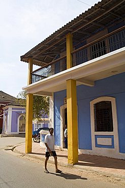 In the Latin quarter of Panaji formerly known as Panjim, Goa, India