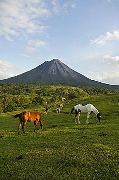 Arenal Volcano from the La Fortuna side, Costa Rica