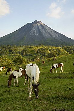 Arenal Volcano from the La Fortuna side, Costa Rica