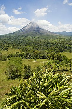 Arenal Volcano from La Fortuna side, Costa Rica, Central America