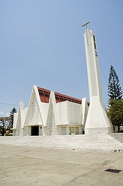 Church near Plaza Central, Liberia, Costa Rica, Central America