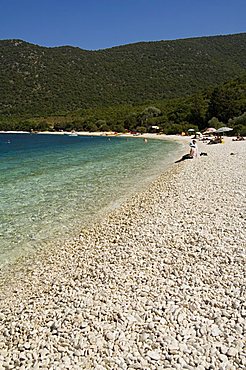 Antisamos Beach near Sami, Kefalonia (Cephalonia), Ionian Islands, Greece, Europe