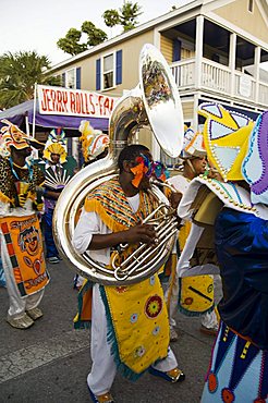 Goombay Festival in Bahama Village, Petronia Street, Key West, Florida, United States of America, North America