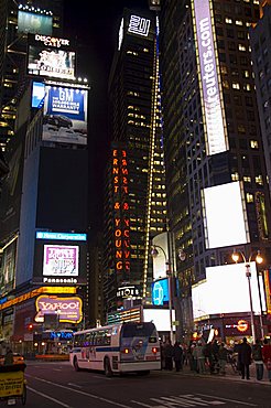 Times Square, Manhattan, New York City, New York, United States of America, North America