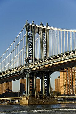 Manhattan Bridge, New York City, New York, United States of America, North America