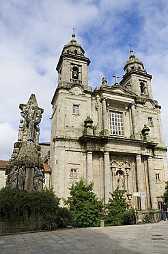 Church at the Convent of San Francisco de Valdedios, Santiago de Compostela, Galicia, Spain, Europe