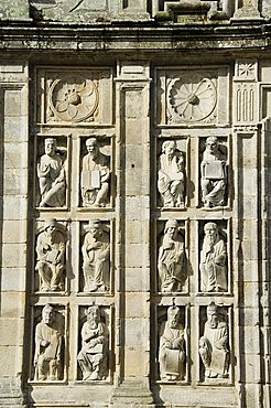 Puerta Santa doorway, Santiago Cathedral, Santiago de Compostela, Galicia, Spain, Europe