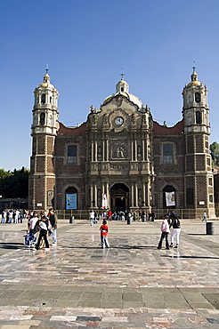 The Antigua Basilica adjacent to the Basilica de Guadalupe, Mexico City, Mexico, North America