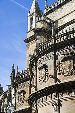 Seville Cathedral, Santa Cruz district, Seville, Andalusia, Spain, Europe