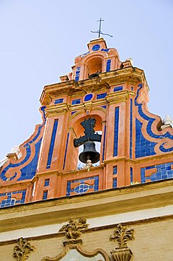 Church near Sierpes Street, Seville, Andalusia, Spain, Europe