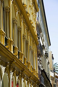 Main shopping district, Sierpes Street, Seville, Andalusia, Spain, Europe