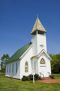 Church, Tilghman Island, Talbot County, Chesapeake Bay area, Maryland, United States of America, North America