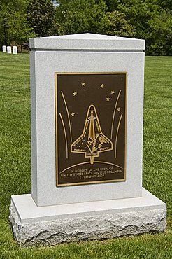 Memorial to the crew of the Space Shuttle Columbia, Arlington National Cemetery, Arlington, Virginia, United States of America, North America