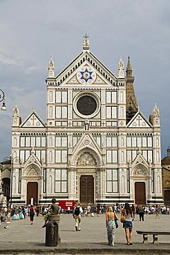 Santa Croce church, Florence (Firenze), UNESCO World Heritage Site, Tuscany, Italy, Europe