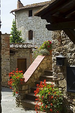 Vertine, a hill village near Gaiole, Chianti, Tuscany, Italy, Europe