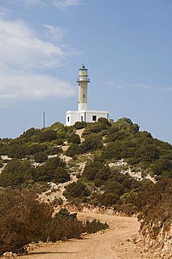 Lighthouse at Cape Lefkatas, Lefkada (Lefkas), Ionian Islands, Greek Islands, Greece, Europe