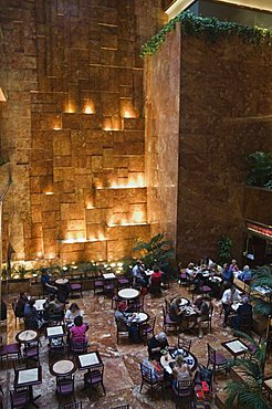 Inside restaurant in Trump Towers, Manhattan, New York, New York State, United States of America, North America