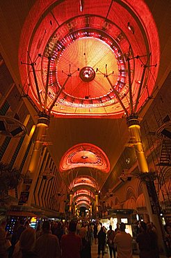 Fremont Street Light and Sound Show Experience, Fremont Street, the older part of Las Vegas, Nevada, United States of America, North America