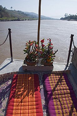 Mekong River, Golden Triangle area, Laos, Indochina, Southeast Asia, Asia