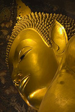 Reclining Buddha, Wat Pho, Bangkok, Thailand, Southeast Asia, Asia