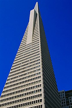 The TransAmerica Pyramid, at 260m the tallest building in San Francisco, California, USA