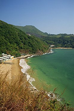 Coastline and beach at Clearwater Bay in the New Territories, Hong Kong, China Asia