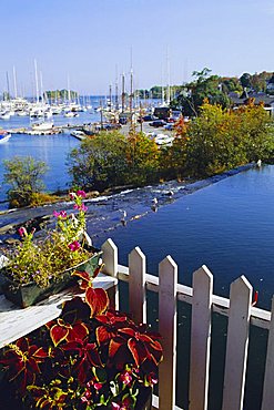 Camden Harbor, Maine, USA