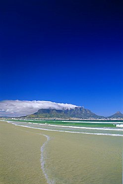 Table Mountain from Bloubergstrand, Cape Town, South Africa