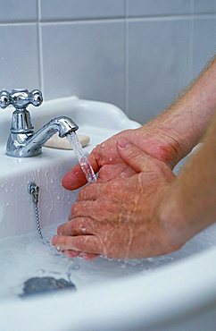 Washing hands