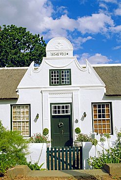 Cape Dutch architecture, early 19th c. Stellenbosch, South Africa