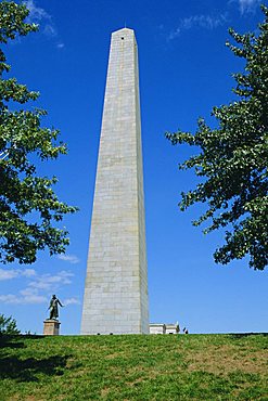 Charlestown, Bunker Hill Monument, Monument Square, Boston, Massachusetts, USA