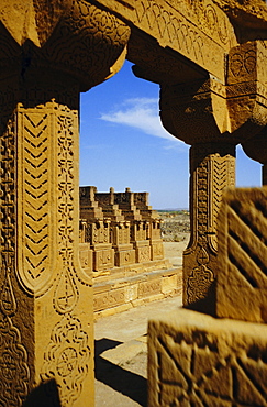 Chaukundi tombs, Thatta, Sind (Sindh), Pakistan, Asia