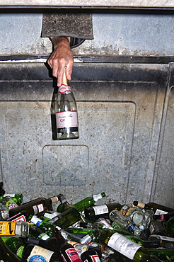 Bottle Bank, Powys, Wales, United Kingdom, Europe